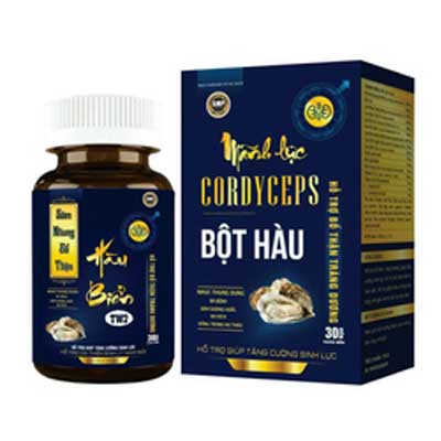 Mãnh Lực Cordyceps Bột Hàu (Hộp 30 Viên)