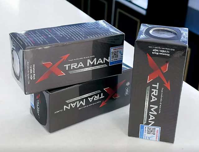 Viên sủi Xtraman Black Hỗ Trợ Sinh Lý Nam Giới (Hộp 12 Viên)
