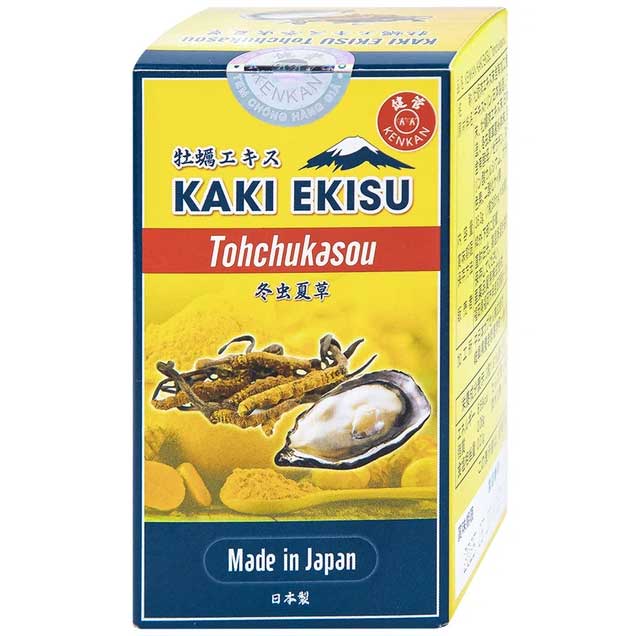 Viên Uống Kenkan Kaki Ekisu Tohchukasou Hỗ Trợ Tăng Sinh Lý Nam (Hộp 60 Viên)