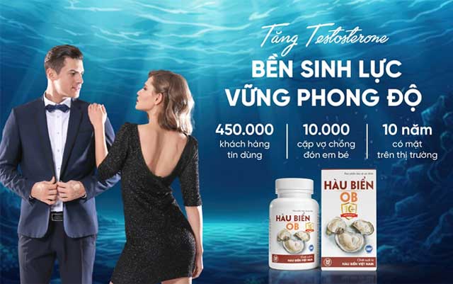 Viên Uống Tinh Hàu Biển Ob Hỗ Trợ Sinh Lý Nam Giới (Hộp 30 Viên)