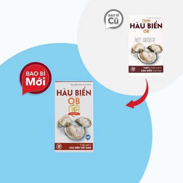Viên Uống Tinh Hàu Biển Ob Hỗ Trợ Sinh Lý Nam Giới (Hộp 30 Viên)