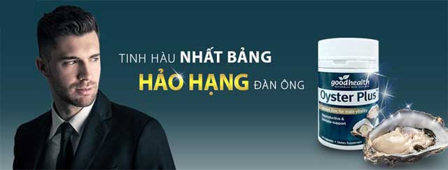 Viên Uống Tinh Hàu Oyster Plus Goodhealth Hỗ Trợ Sinh Lý Nam Giới (Hộp 60 Viên)
