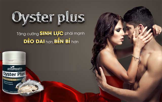 Viên Uống Tinh Hàu Oyster Plus Goodhealth Hỗ Trợ Sinh Lý Nam Giới (Hộp 60 Viên)